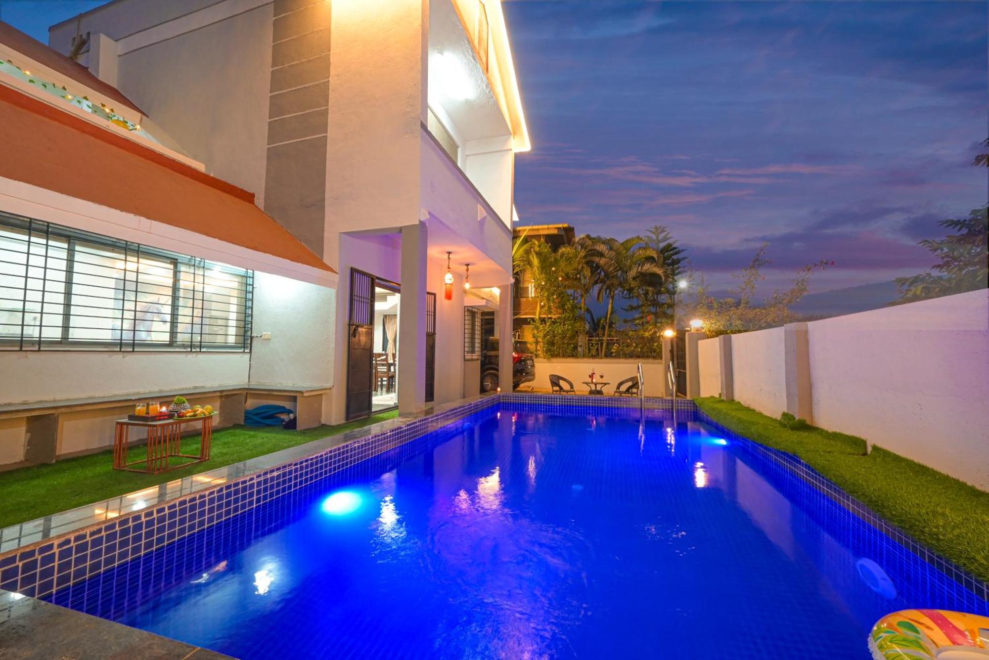 Ll Empyrean Stay II Luxury Ll Celestial Unicorn Villa Ll 3Bhk Ll Ac Ll Private Big Pool Ll Lonavala Eksteriør billede