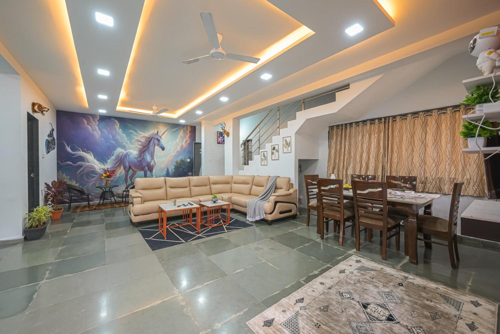 Ll Empyrean Stay II Luxury Ll Celestial Unicorn Villa Ll 3Bhk Ll Ac Ll Private Big Pool Ll Lonavala Eksteriør billede
