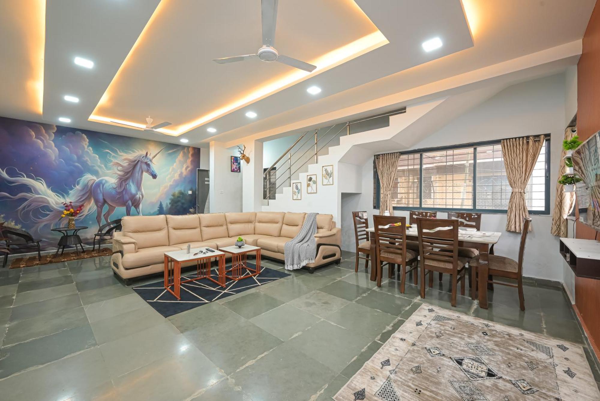 Ll Empyrean Stay II Luxury Ll Celestial Unicorn Villa Ll 3Bhk Ll Ac Ll Private Big Pool Ll Lonavala Eksteriør billede